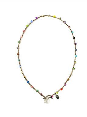 On U Dot Necklace - Multi Color